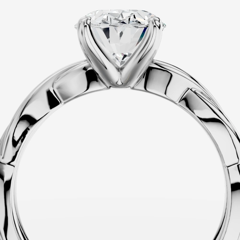 Theia Bague avec diamant de laboratoire taille ovale