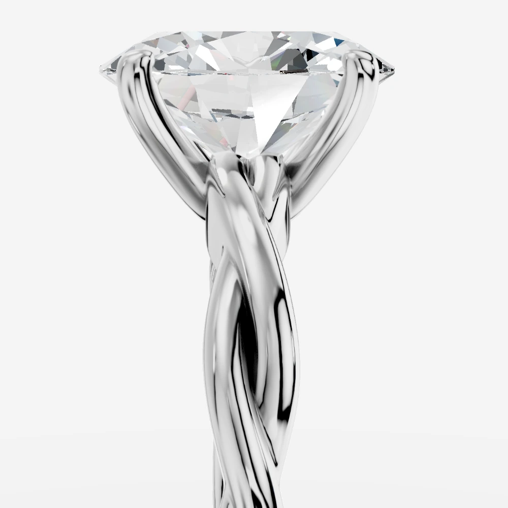 Theia Bague avec diamant de laboratoire taille ovale