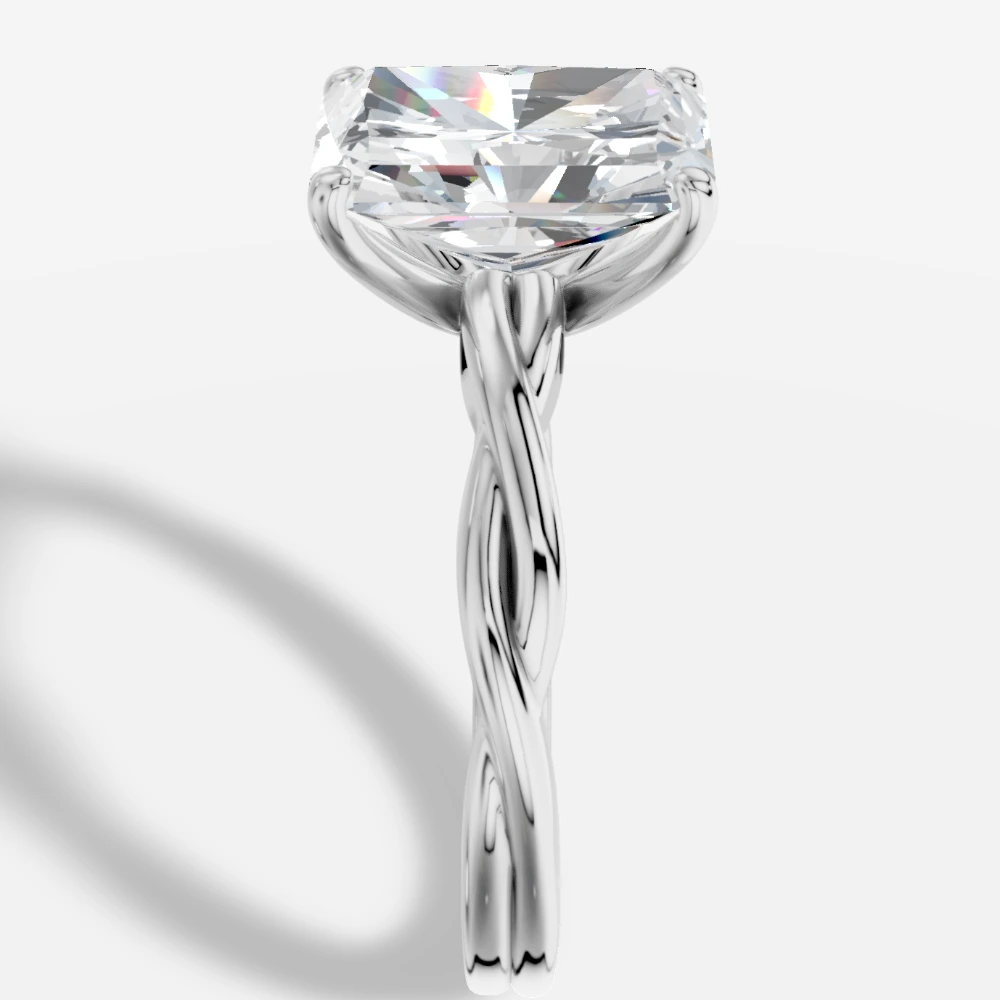Theia Radiant-Cut Lab-Grown Diamond Ring alternate view