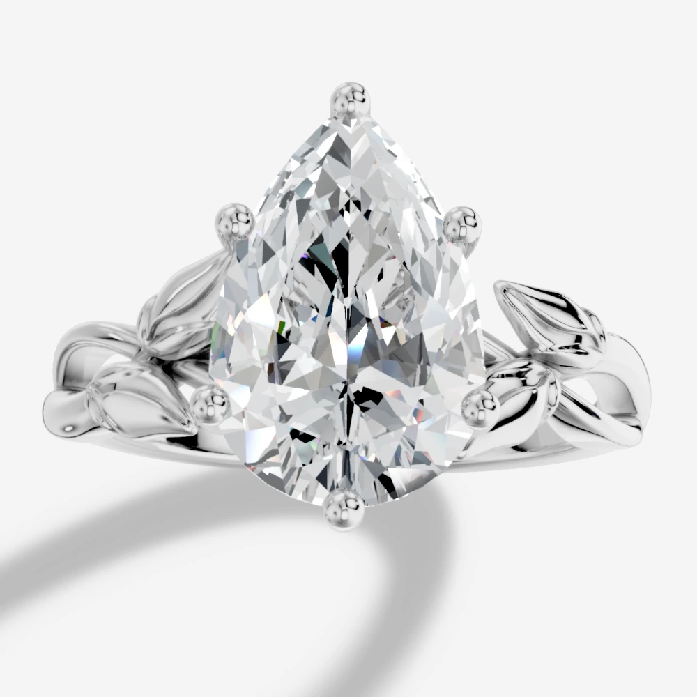 Dione Pear-Cut Lab-Grown Diamond Ring