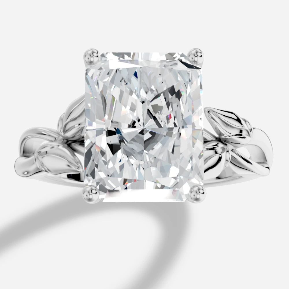 Dione Radiant-Cut Lab-Grown Diamond Ring