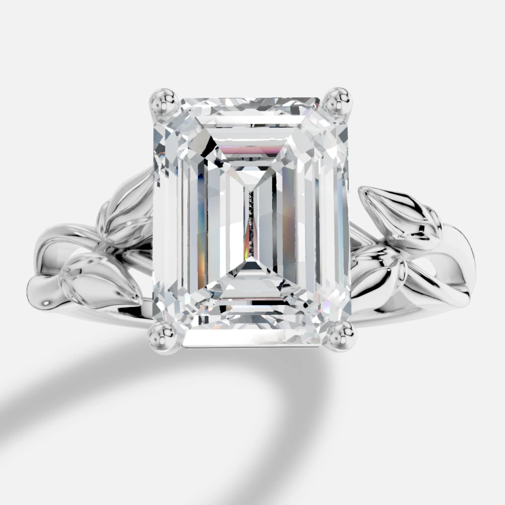 Dione Emerald-Cut Lab-Grown Diamond Ring