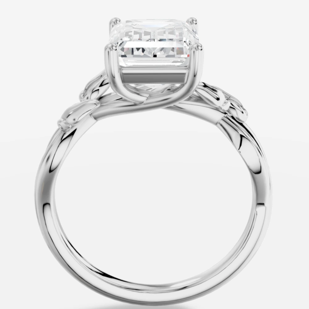 Dione Ring med smaragdslipad labbodlad diamant