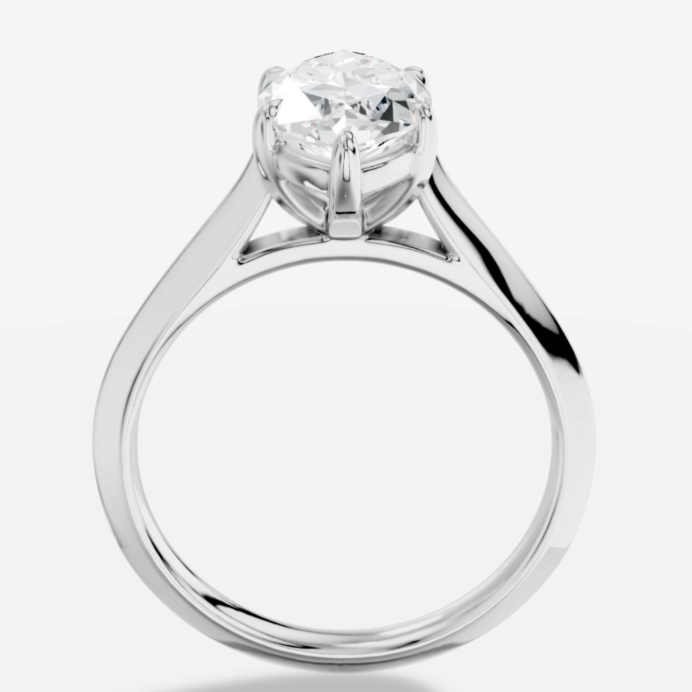 Helia Ring met marquise geslepen lab-grown diamant
