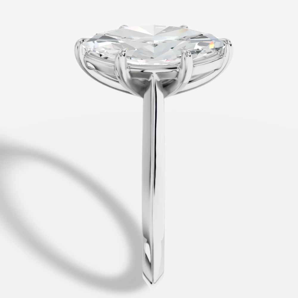 Helia Ring met marquise geslepen lab-grown diamant