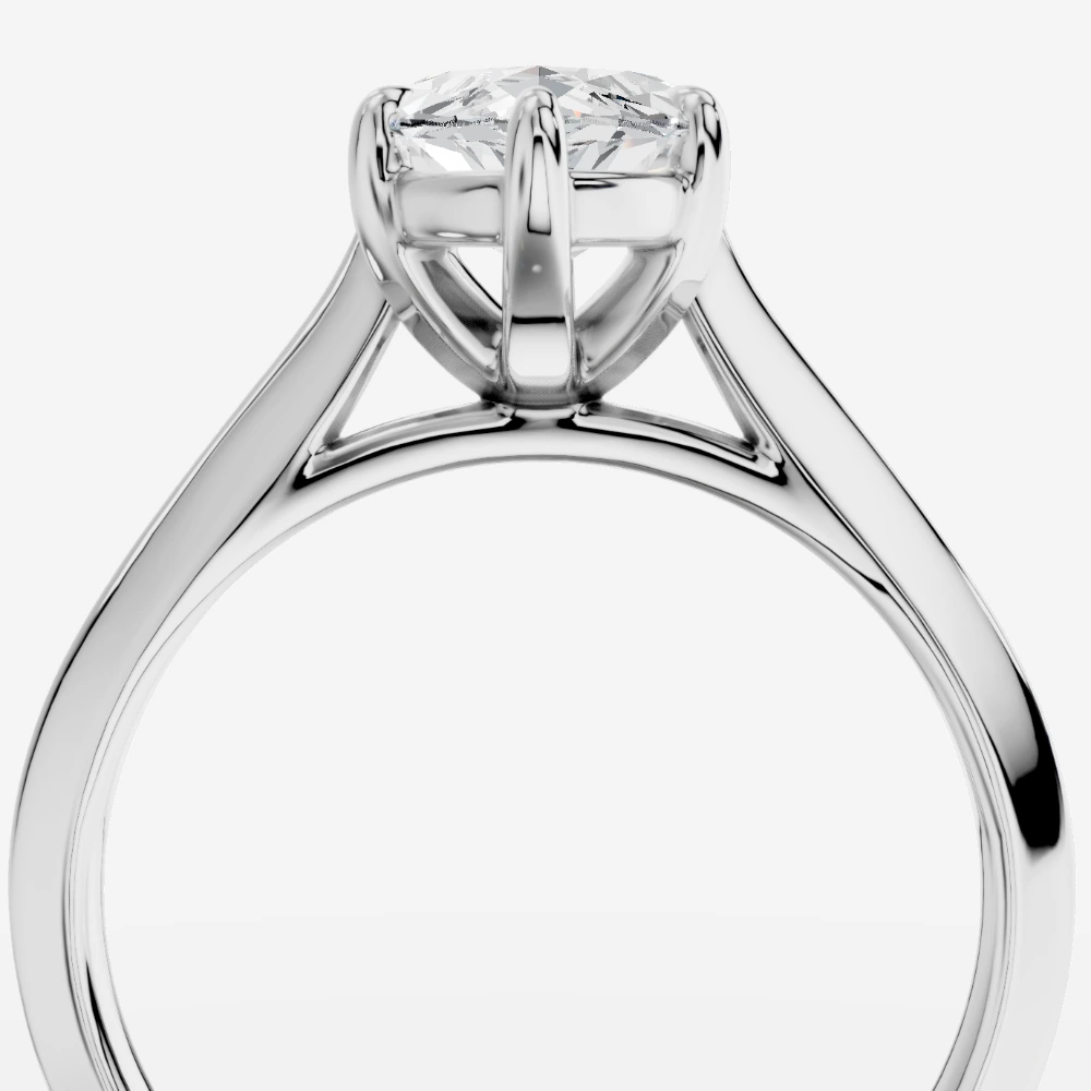 Helia Ring met marquise geslepen lab-grown diamant