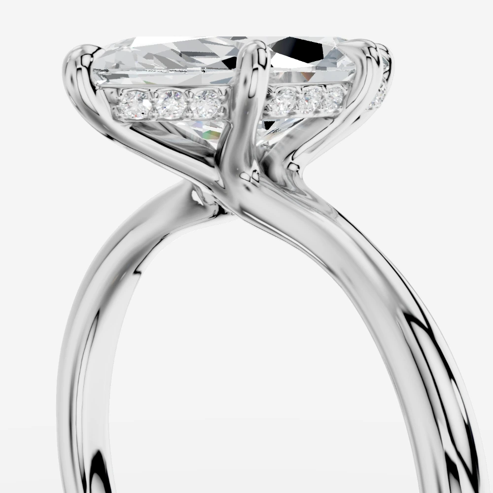 Seul Marquise-Cut Lab-Grown Diamond Solitaire Ring alternate view