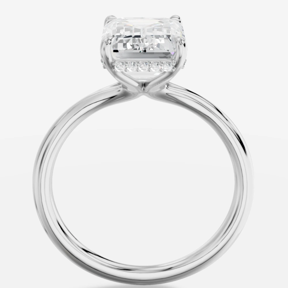 Seul Emerald-Cut Lab-Grown Diamond Solitaire Ring