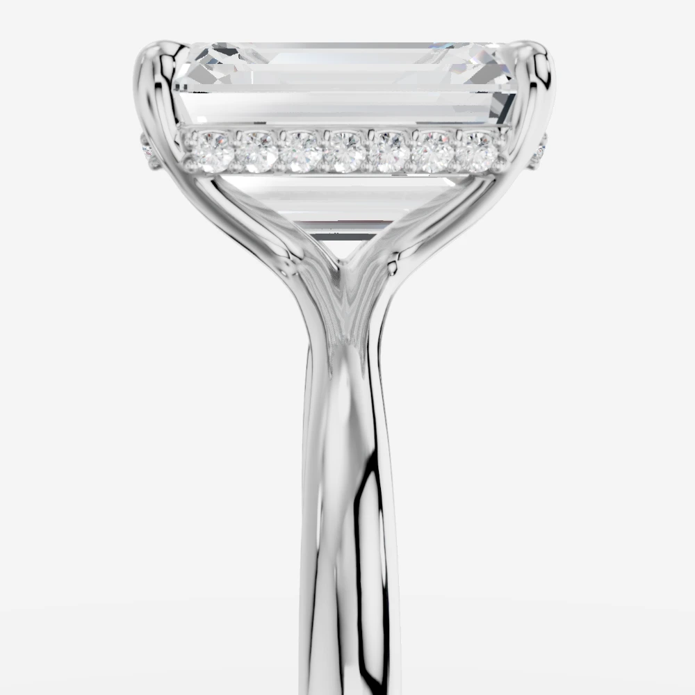 Seul Emerald-Cut Lab-Grown Diamond Solitaire Ring