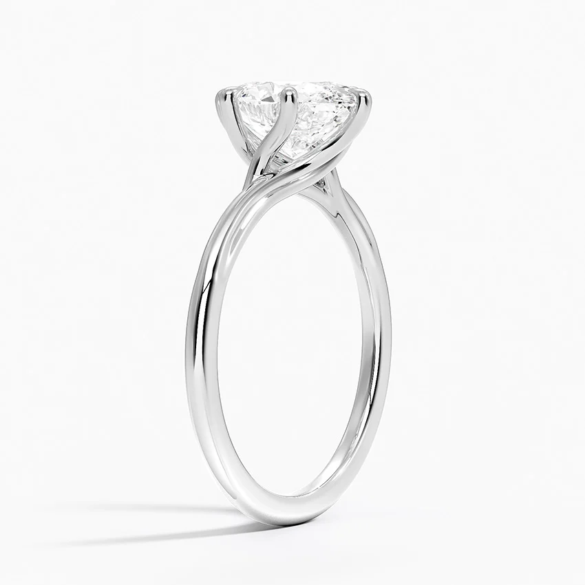 Milano Oval-Cut Lab-Grown Diamond Solitaire Ring alternate view