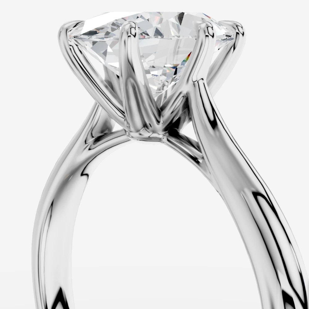 Tokyo Oval-Cut Lab-Grown Diamond Solitaire Ring alternate view