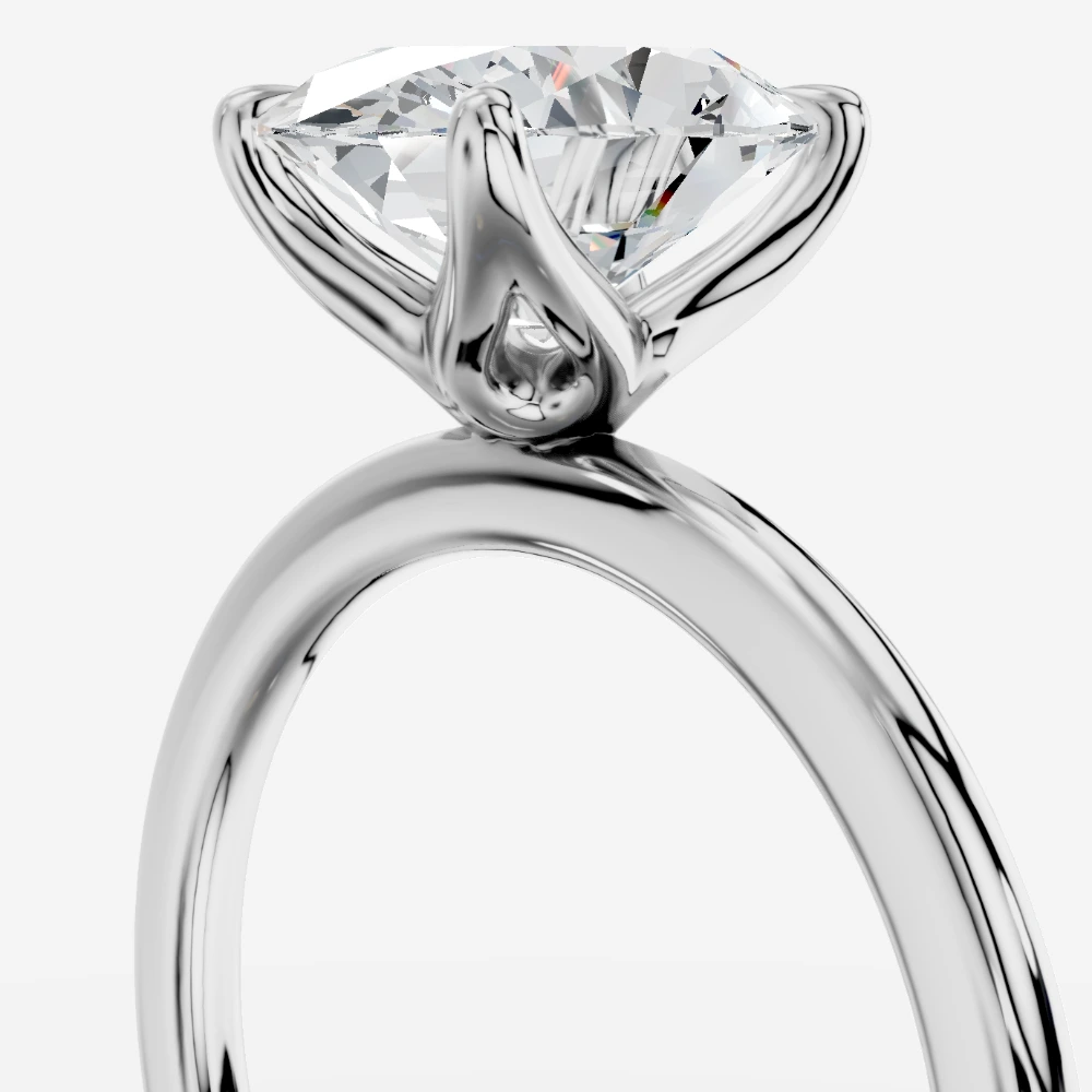 Istanbul Oval-Cut Lab-Grown Diamond Solitaire Ring alternate view