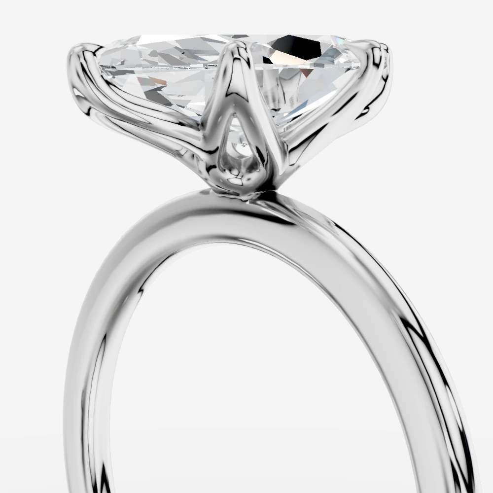 Istanbul Marquise-Cut Lab-Grown Diamond Solitaire Ring alternate view