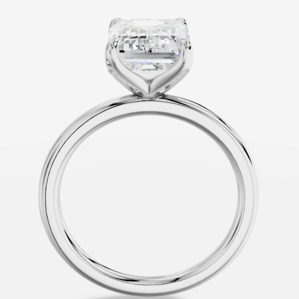 Istanbul Emerald-Cut Lab-Grown Diamond Solitaire Ring