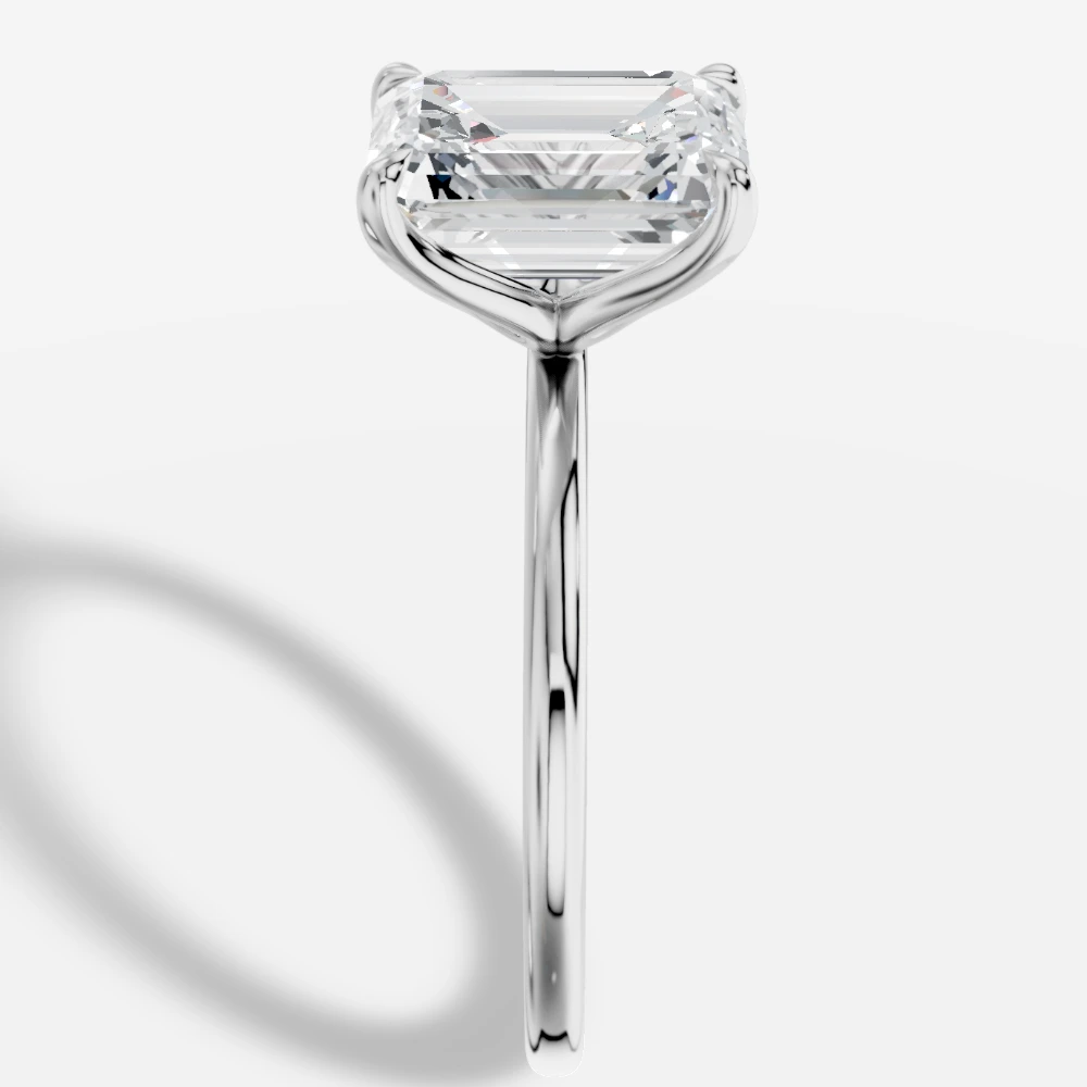 Istanbul Emerald-Cut Lab-Grown Diamond Solitaire Ring