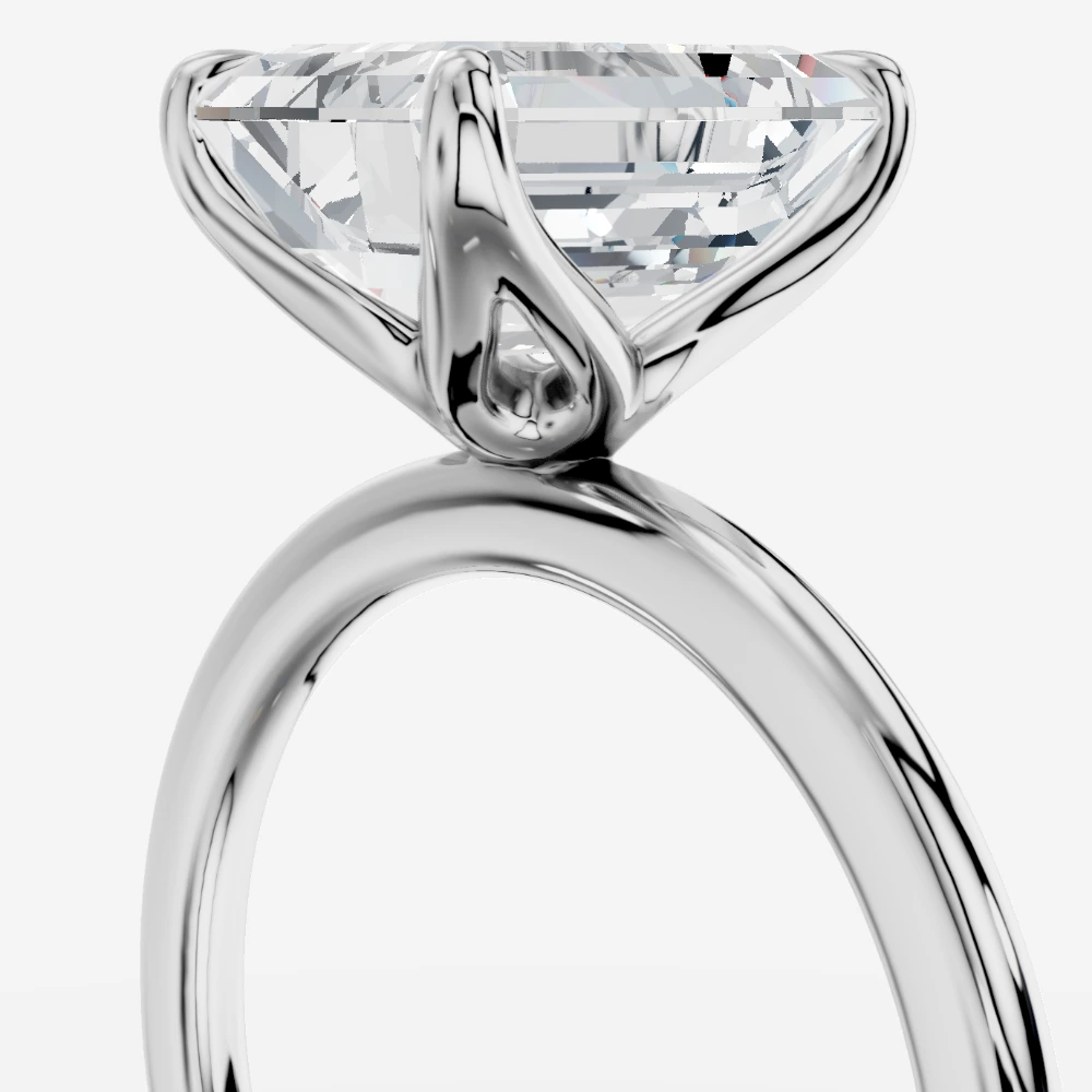 Istanbul Emerald-Cut Lab-Grown Diamond Solitaire Ring alternate view