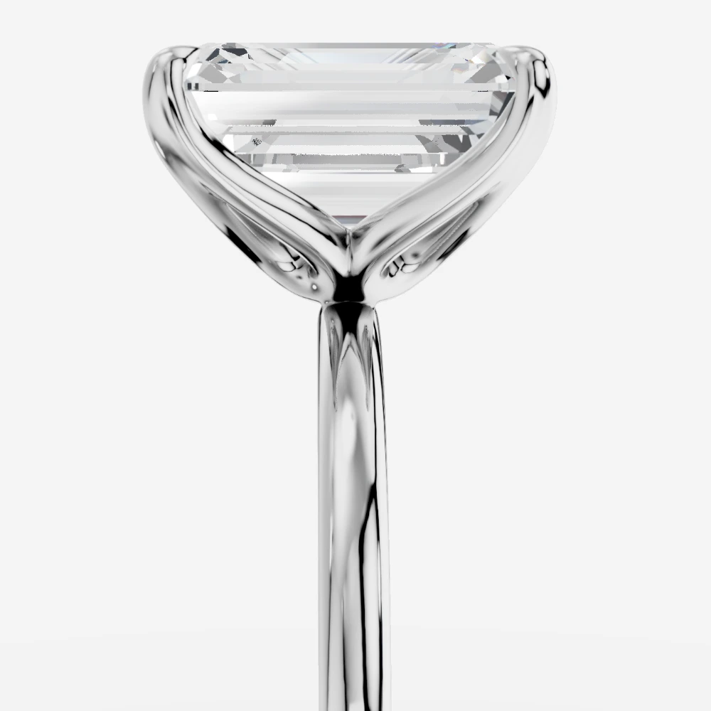 Istanbul Emerald-Cut Lab-Grown Diamond Solitaire Ring