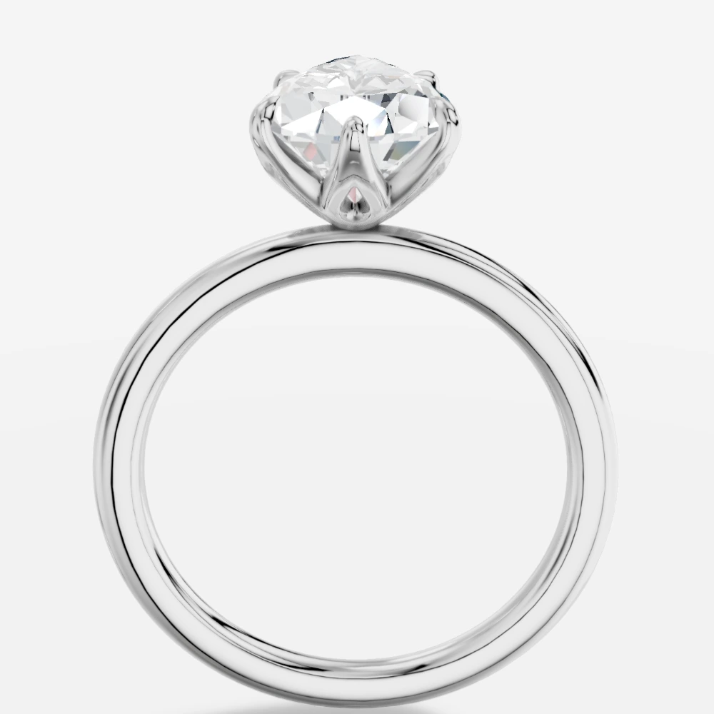 Paris Anello solitario con diamante da laboratorio taglio pera