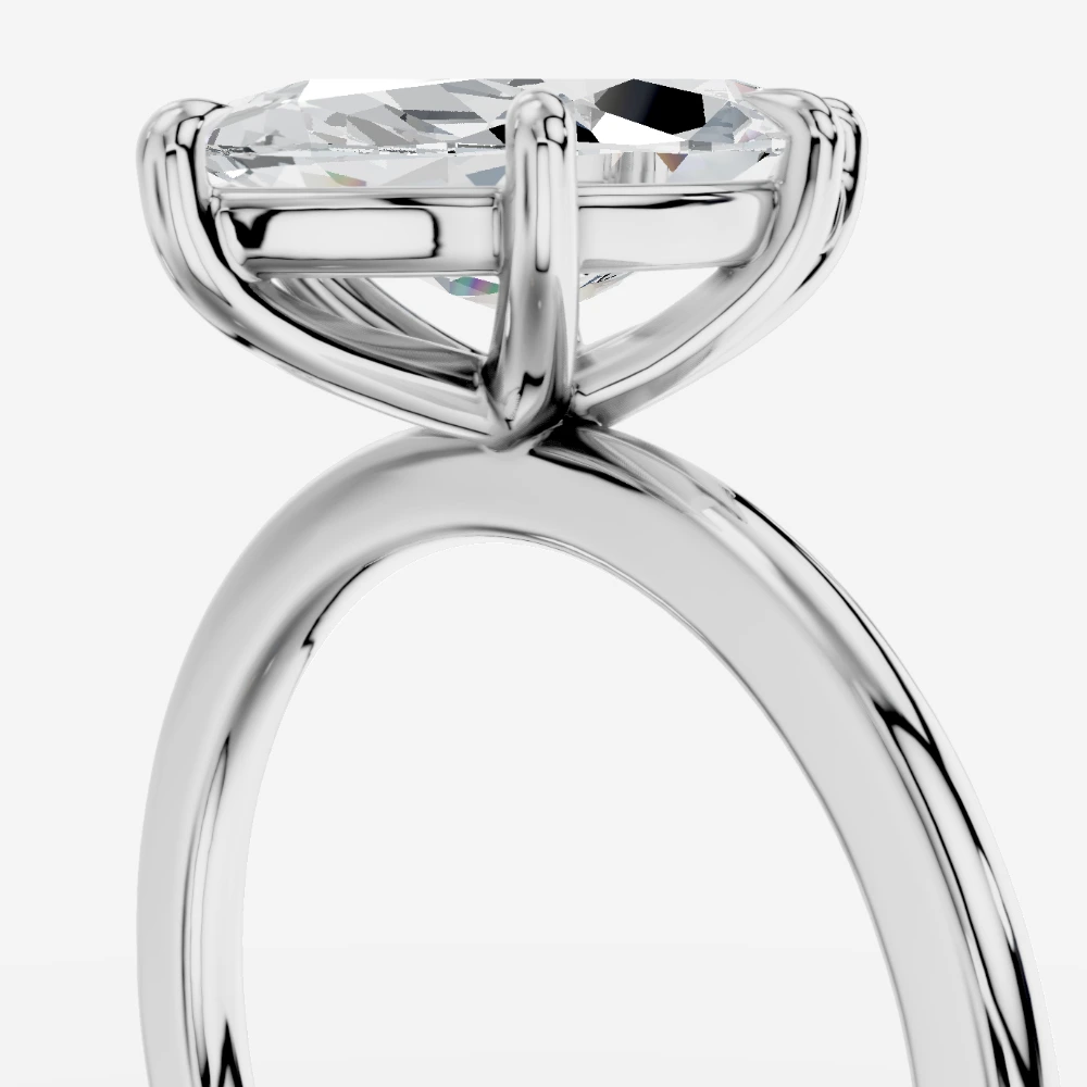 Madrid Marquise-Cut Lab-Grown Diamond Solitaire Ring alternate view