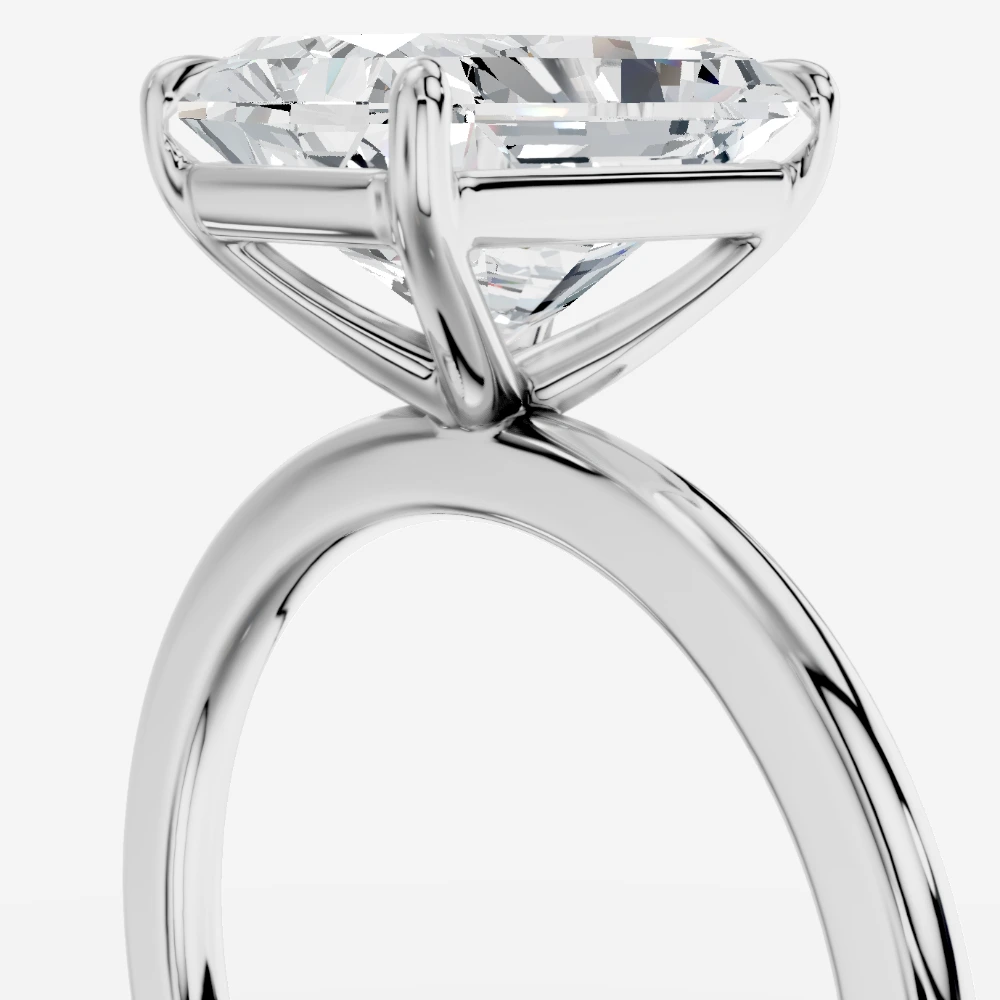 Madrid Radiant-Cut Lab-Grown Diamond Solitaire Ring alternate view