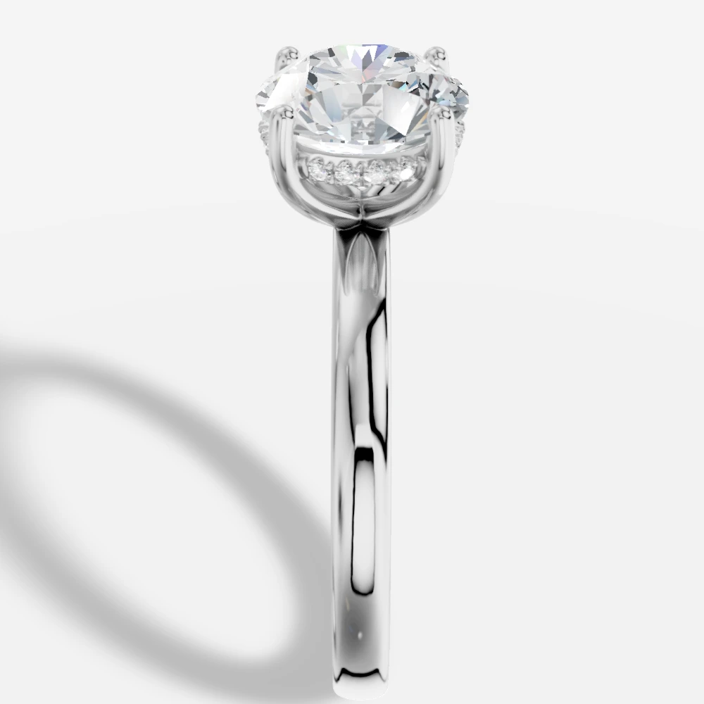 Leila Solitærring med laboratoriedyrket diamant