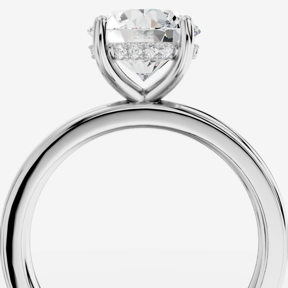 Leila Solitærring med laboratoriedyrket diamant