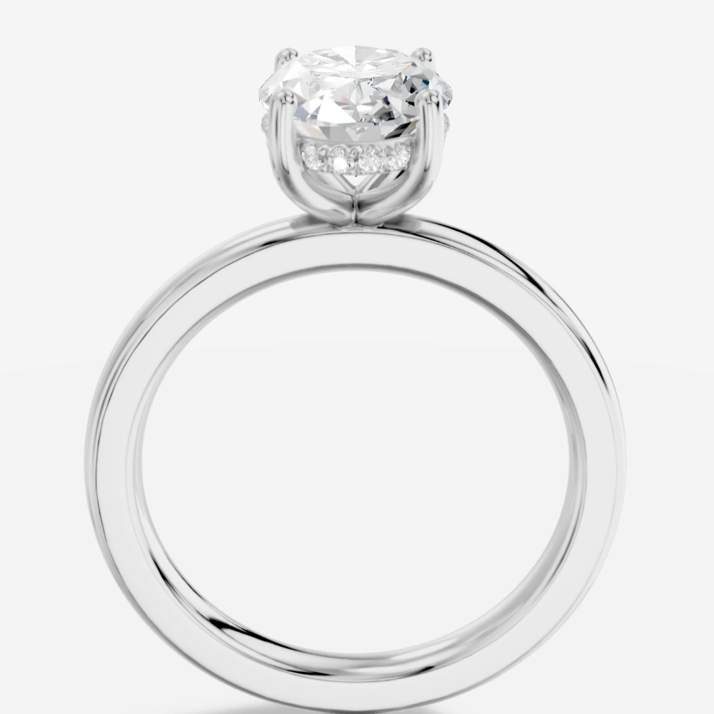 Leila Oval-Cut Lab-Grown Diamond Solitaire Ring