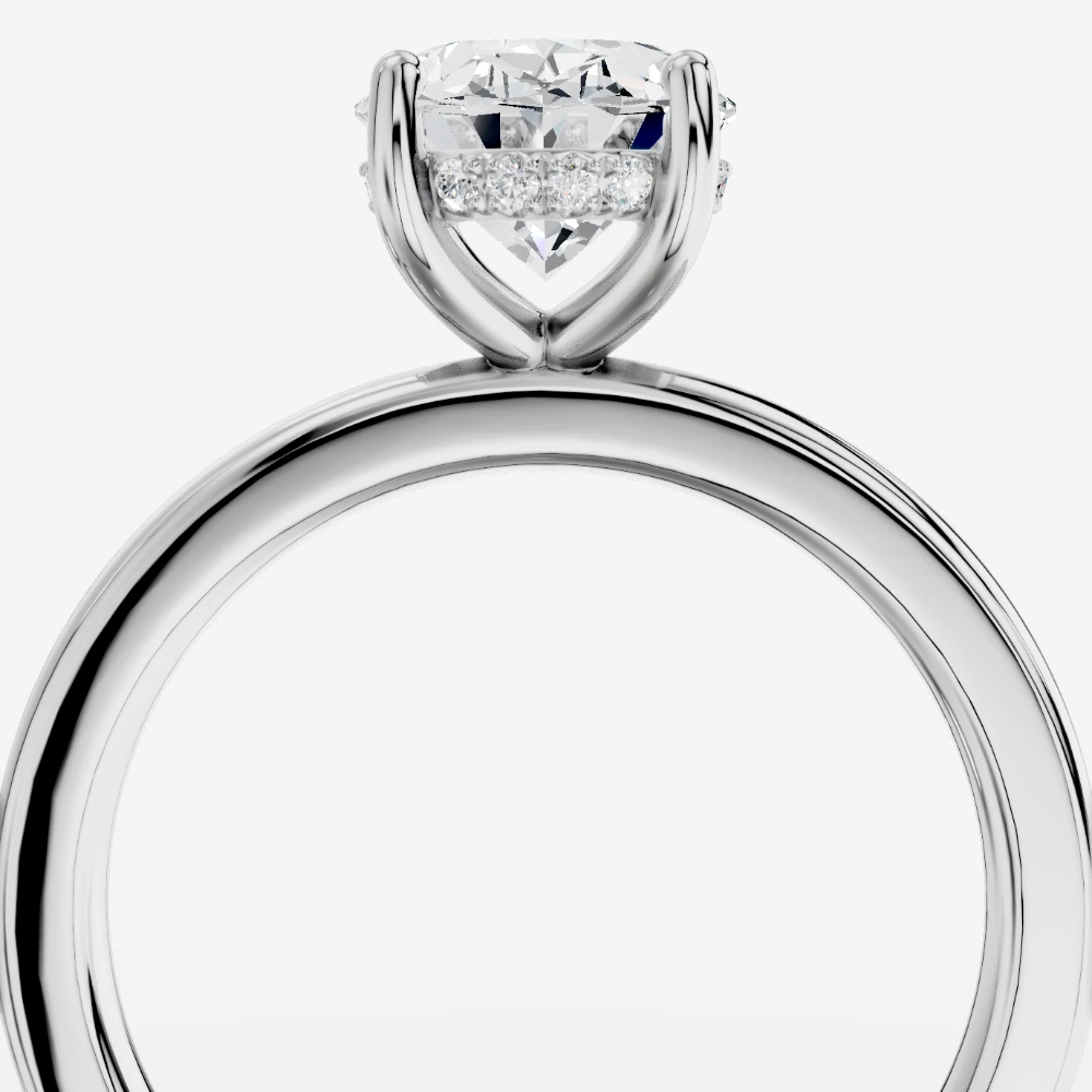 Leila Oval-Cut Lab-Grown Diamond Solitaire Ring