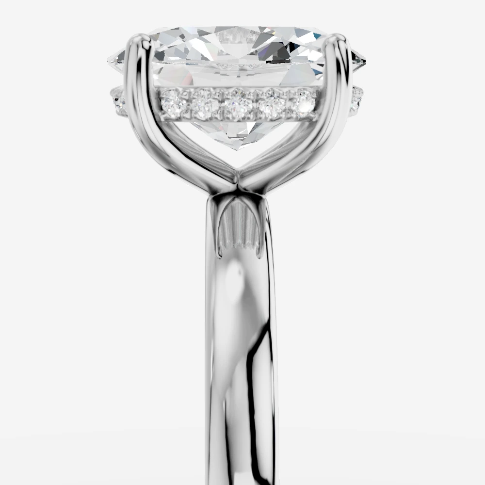 Leila Oval-Cut Lab-Grown Diamond Solitaire Ring