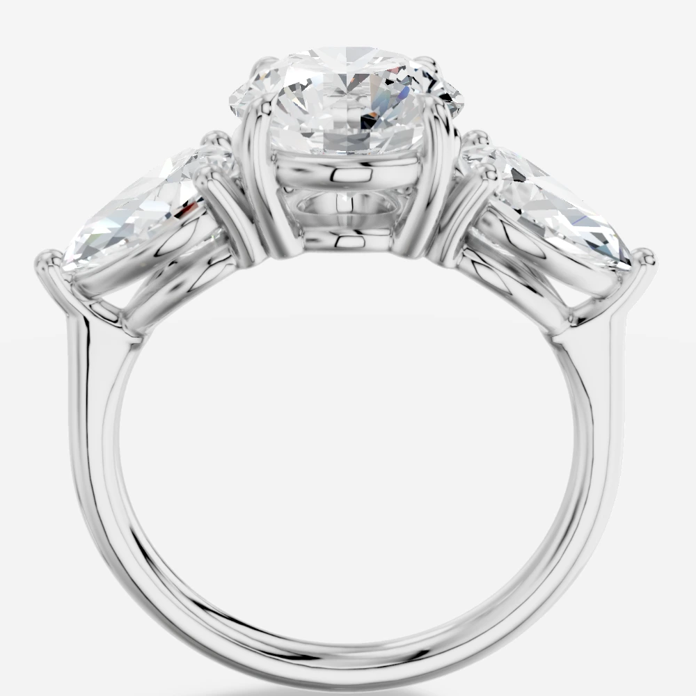 Lip4 Anillo con diamante de laboratorio