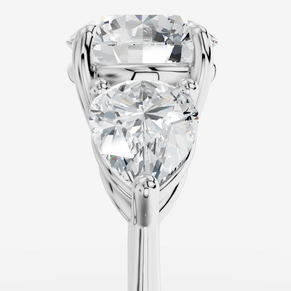 Lip4 Anillo con diamante de laboratorio
